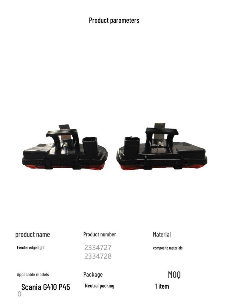 Scania G410 P450 Fender Side Lights 2334727/2334728