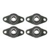 4PCS Pillow Block Bearings UCFL205 Thickened Outer Spherical Metal Bearing Block with Screws