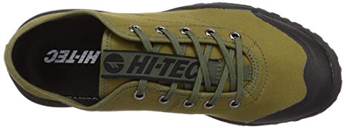 Hi-Tec Amacro OX II Khaki All-Weather Sneakers, Low-Top, Outdoor, Non-Slip Sole, Size 26cm, E