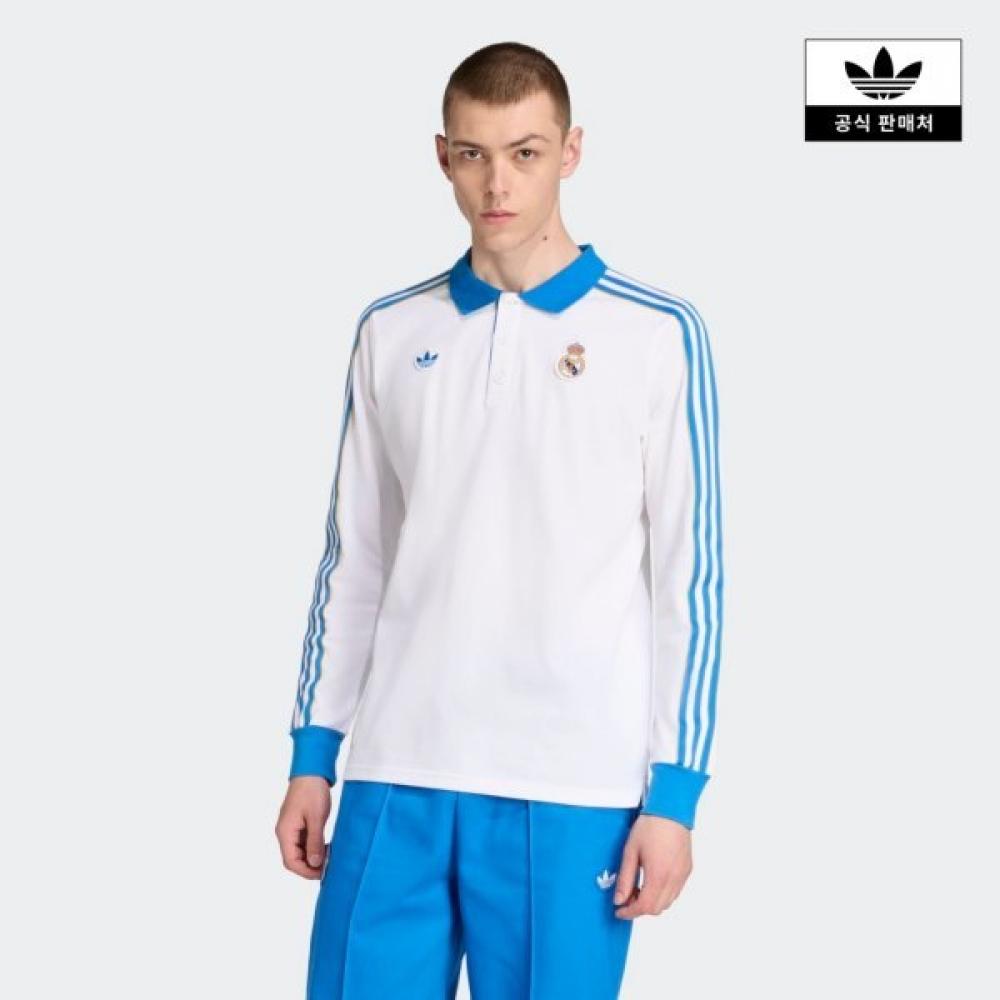 Adidas Real Madrid Terrace Icon Long Sleeve Polo