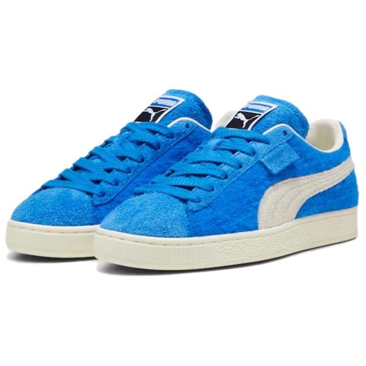 PUMA Suede Abrasion Resistant Low top Skateboard Shoes Unisex Blue 398707-02