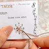 Mini Sewing Book Comprehensive Stitch Guide DIY Craft Portable Sewing Card Set Embroidery Patterns Designs Sewing Book