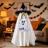 Yousheng Halloween Ghost Goose Costume, Wizard Hat, Ghost Cape, Pumpkin Candy Bag, Outdoor Yard Decoration for Goose Statue or Garden