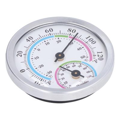Innenthermometer Haushalt Mini Langlebiger Zeigerfreier Batterietemperatur-Feuchtigkeitsmonitor für Zuhause