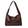 Fashionable Trendy Single-shoulder Bag with Large Capacity, Retro Underarm Bag, Women's Niche Commuter Tote Bag