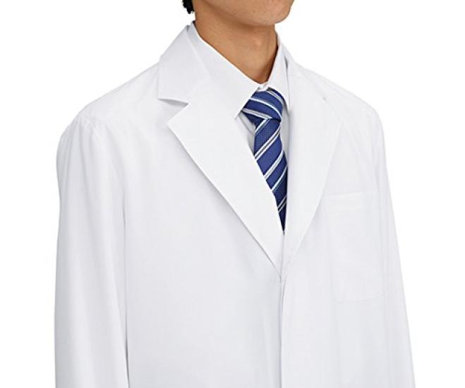 AS ONE Comfortable and Refreshing White Coat for Men L AS9749K-ML