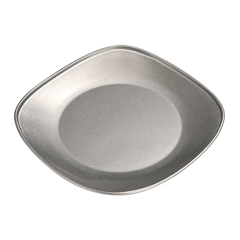ZISIZ Retro Stainless Steel Square Plate