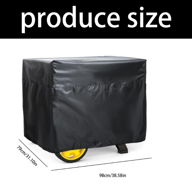 Outdoor Generator Protective Cover Canopy Shelter Full Coverage Protectors Tear Resistant Portable Generator Cover