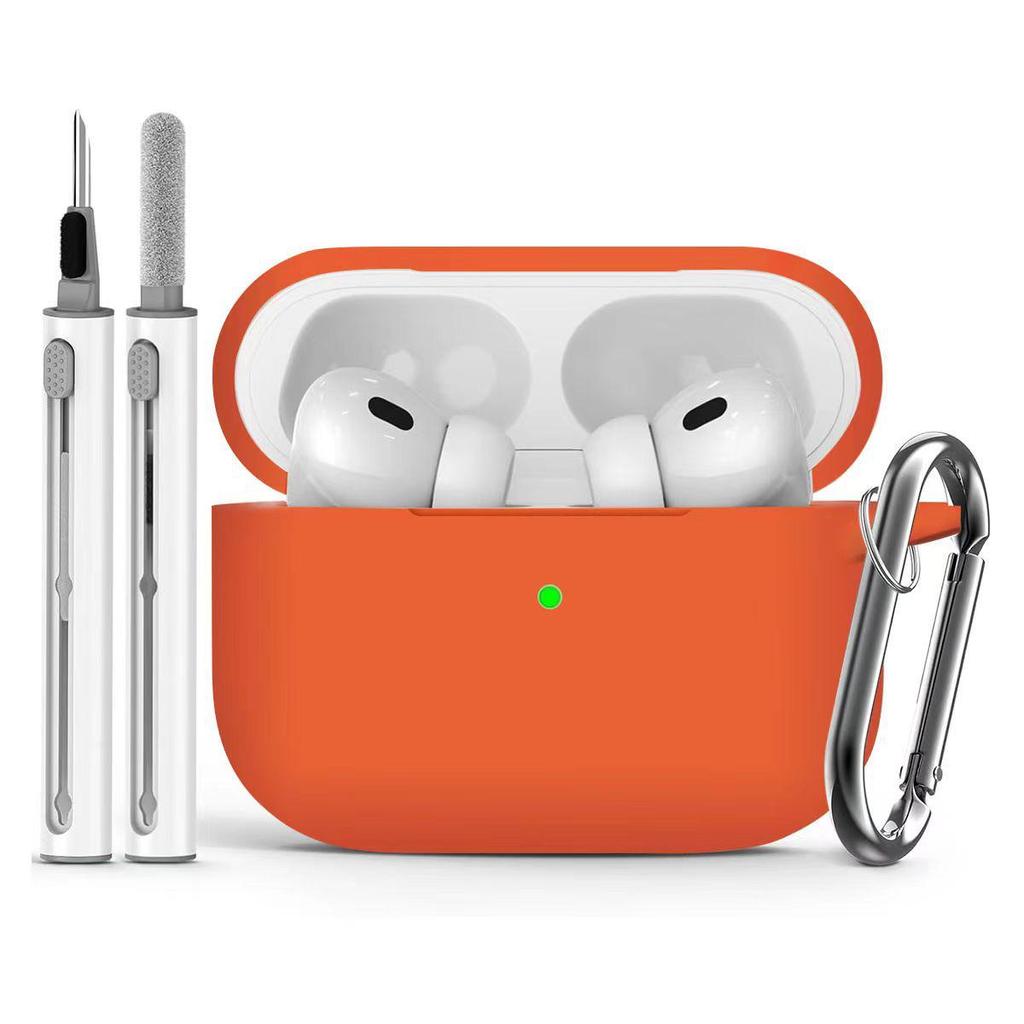 Best-Selling AirPods Pro 3 Silicone Protective Case, 2025 Model with Strap - Solid Color
