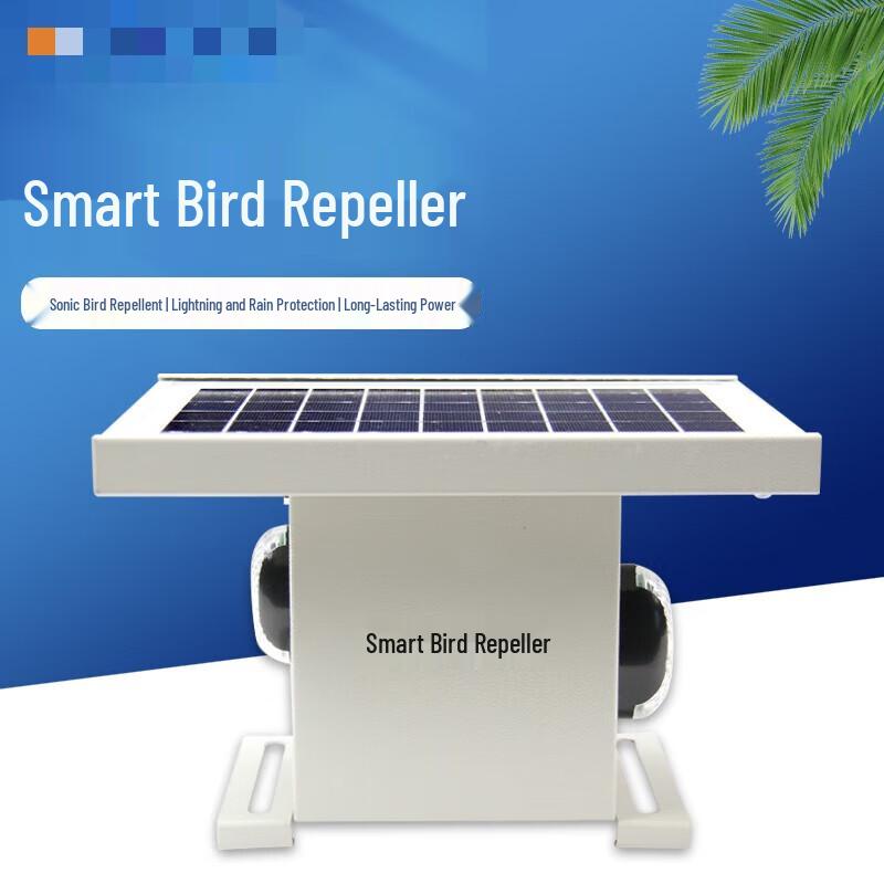 Solar Ultrasonic Bird Repeller with Light