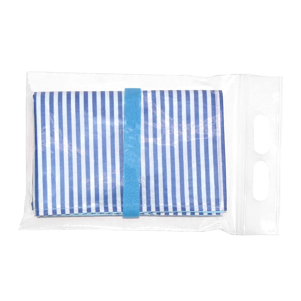 COLORFUL CANDY STYLE Leisure Sheet for 1 for Field Sports Basic N4807400 Boys, Children, Person, Compact, Trips, Days, Stripes, Blue,