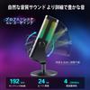 VCOM USB Condenser Microphone Gaming Microphone with Real-Time Monitoring (In-Ear Monitoring), RGB Lighting, One-Touch Mute, Volume Control,