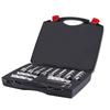 Annular Cutter Set, 13 pcs Weldon Shank Mag Drill Bits, 2" Cutting Depth, 7/16" to 1-1/16" Cutting Diameter, M2AL HSS, with 2 Pilot Pins, Hex Wrench