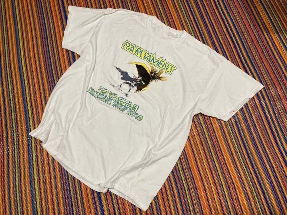 Parliament Band Unisex 2side White All Size S To 5XL T-Shirt NI919 Unisex T-Shirt S