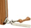 Round Zipper Long Wallet Ribbon Retro Modern Goat Leather with Charm JSLW2BT1 Exclusive Camel [Jill Stuart] [Grandeur] (Includes Box)