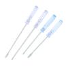 Slotted Cross Hand Screwdriver Set 4Pcs Transparent Blue Handle Manual Repair Tools for Home Garage Workshop