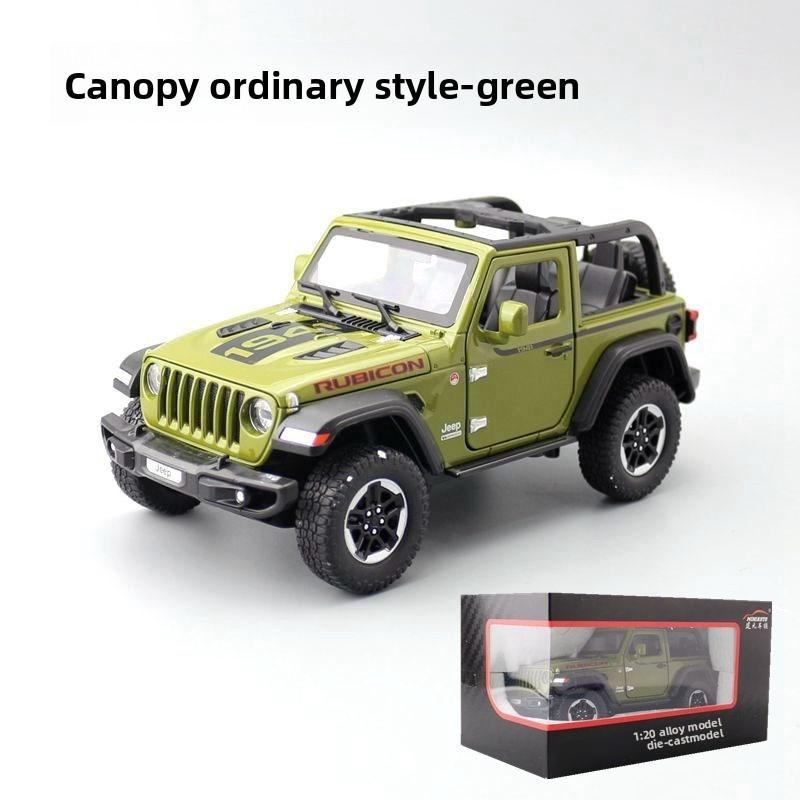Simulation Wrangler Robin Hood Rubicon Convertible Off Road Car Toy Model
