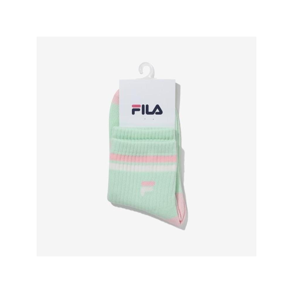 [Fila Kids] F Logo Long Neck Socks  Fk3scF5350x Epk  q0zFk3scF5350xEpk