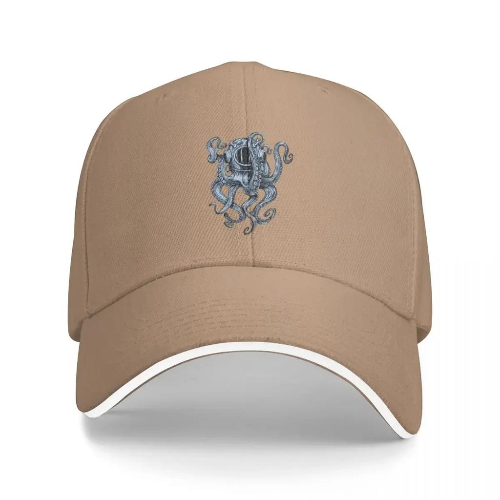 New Octopus Scuba Diver Helmet Cap Fashion Casual Baseball Caps Adjustable Hat Hip Hop Summer Unisex Baseball Hats