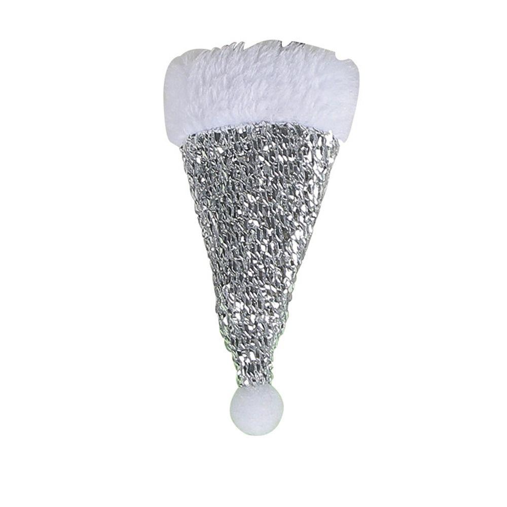 10pcs Handmade Christmas Cutlery Holder Funny Xmas Tableware Storage Bag  New Year Festival Gifts