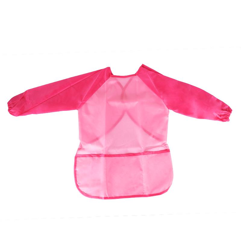 Children's Long Sleeve Art Apron: DIY Painting & Eating Smock for Kindergarten