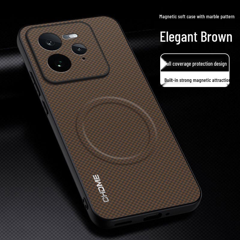 RealMe GT7 Pro Phone Case: Full Coverage, Anti-Drop, High-End Fashion, Simple Magnetic Buckle, Mark Texture.
