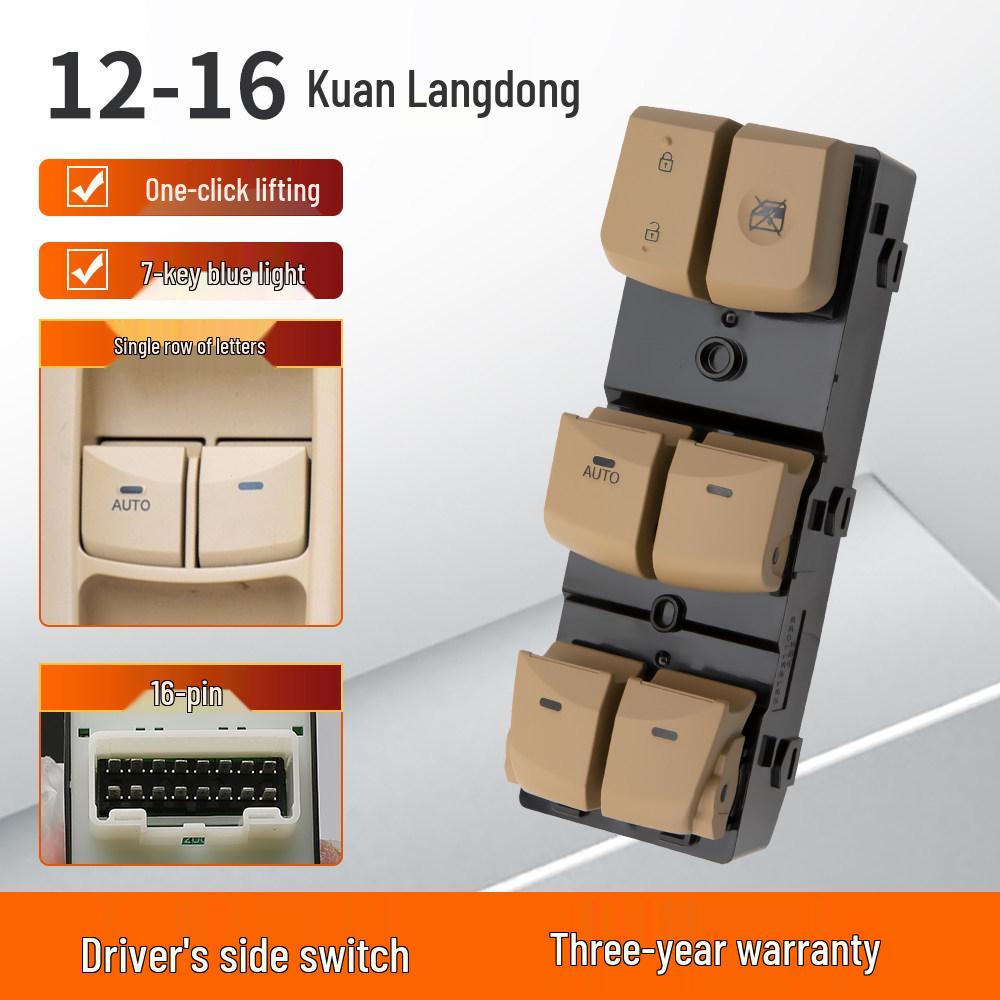 Hyundai Langdong Window Lifter Switch & Button Assembly - Complete Set