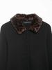 Women's Autumn Fur Collar Patchwork Knitwear – European & American Style