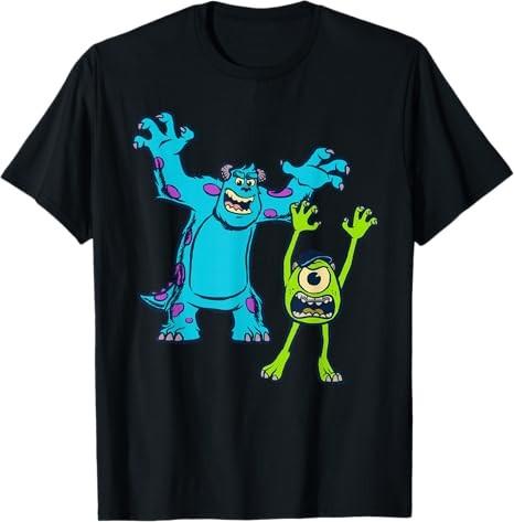 Monsters University Sulley And Mike Black TShirt S