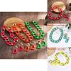 Trendy European Style Jewelry Set Featuring Flower Pattern And Geometric Design For Girls