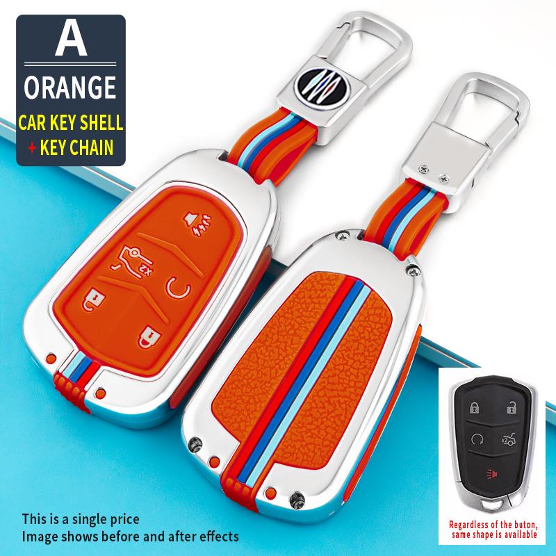 Silicone Remote Key Fob Cover for Cadillac XT5, CT6, XTS, XT4, and ATSL - Creative Design for Men and Women