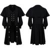 Mittelalterlicher Steampunk Gothic Mantel Aus Polyesterstoff Für Damen Und Herren
