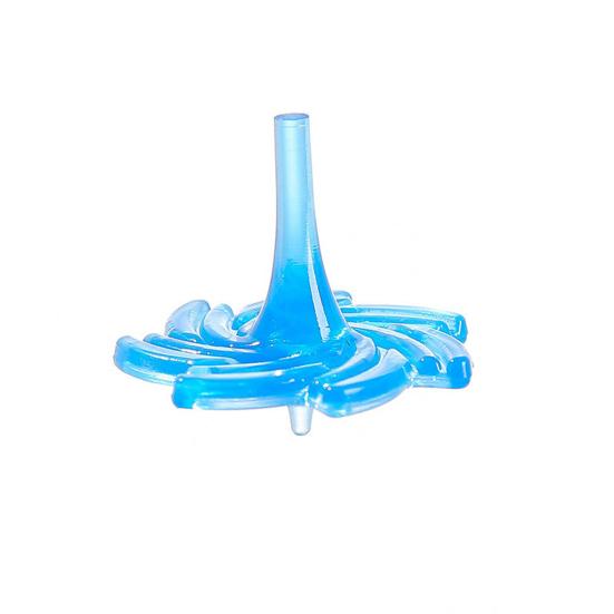 24Pcs Transparent Acrylic Spinning Top Portable Travel Kids Mini Gyroscope Educational Colorful Spinner Toy Toddlers Boys Girls Gift Party Favors