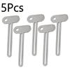 Silver Key-Shaped Tube Squeezer Tool for Toothpaste and Creams Squeezer Hand Cream Face Cleanser Toothpaste Bathroom Accessories