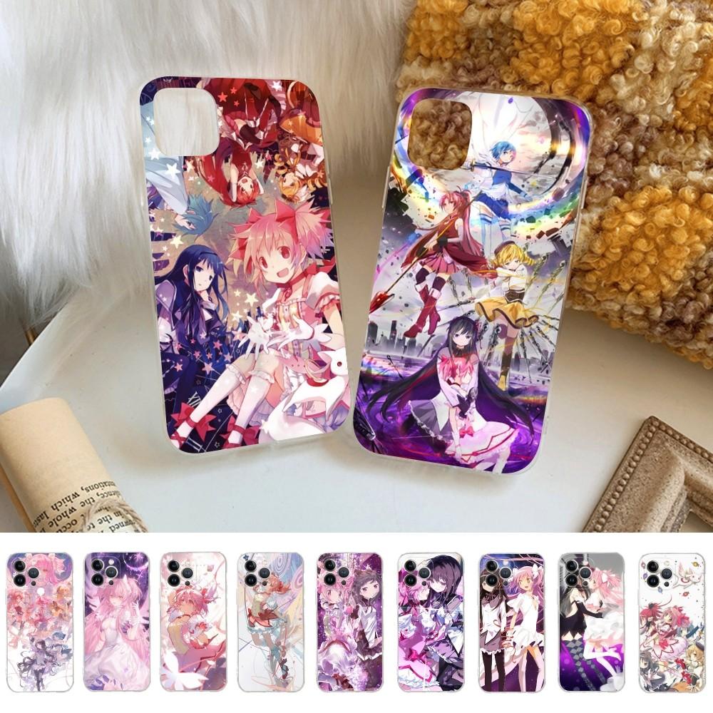 Puella Magi Madoka Magica Phone Case For IPhone 16 15 14 13 12 Mini 11 Pro XS Max X XR SE 6 7 8 Plus Soft Silicone Cover