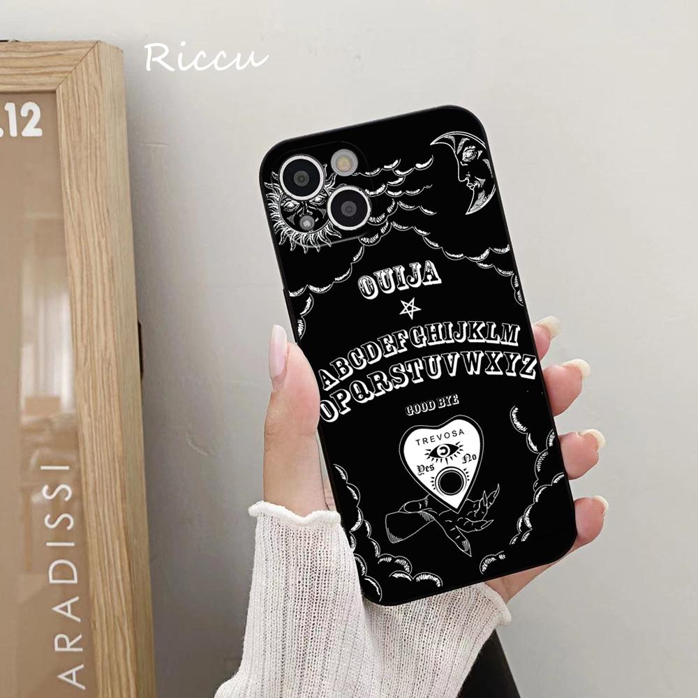 Great BMTH Ouija Board BnW Phone Case for Iphone 14 11 12 Pro 8 7 Plus X Pro MAX 13 MINI XR XS SE 2020 Soft Cartoon Phone Covers