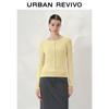 UR Women's Simple Ribbed Knit Button Cardigan