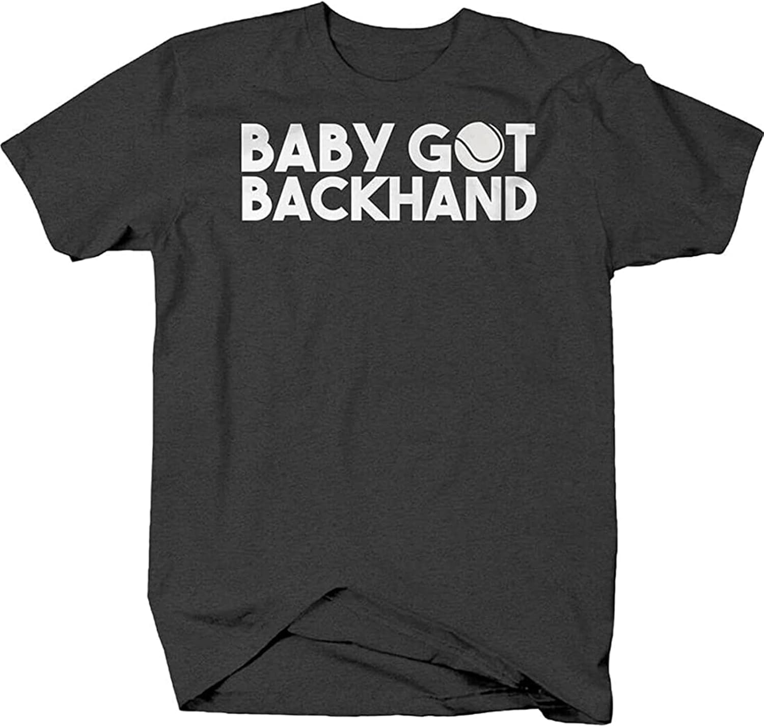 Men s Baby got Backhand caps Tennis Ball Sports Funny Game T Shirt for Men 4XL чёрный