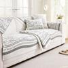 Ins Cream Wind Summer Cool Sofa Cushion Cover Cloth Towel Summer  New Full Cover Blanket Cover Non-Slip Seat Cushion