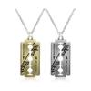 1pz Collana Lama Rock Band Portachiavi Rasoio Creativo Stile Gotico Punk Accessorio Unisex