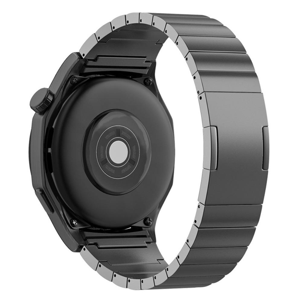 One Bead Quick Release Stainless Steel Watch Band Curved No Gap Wrist Strap Special Fit for Huawei Watch GT5 46mm Business Replacement Accessories