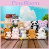Plush Penguin Bear Rabbit Toy With Short Pile Soft Fabric For Kids And Collectors