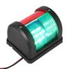 Red+Green Dual LED Navigation Light for Marine Boat Hardware Waterproof Sailing Signal Lamp for Pontoon Power Boat and Skiff 1pc