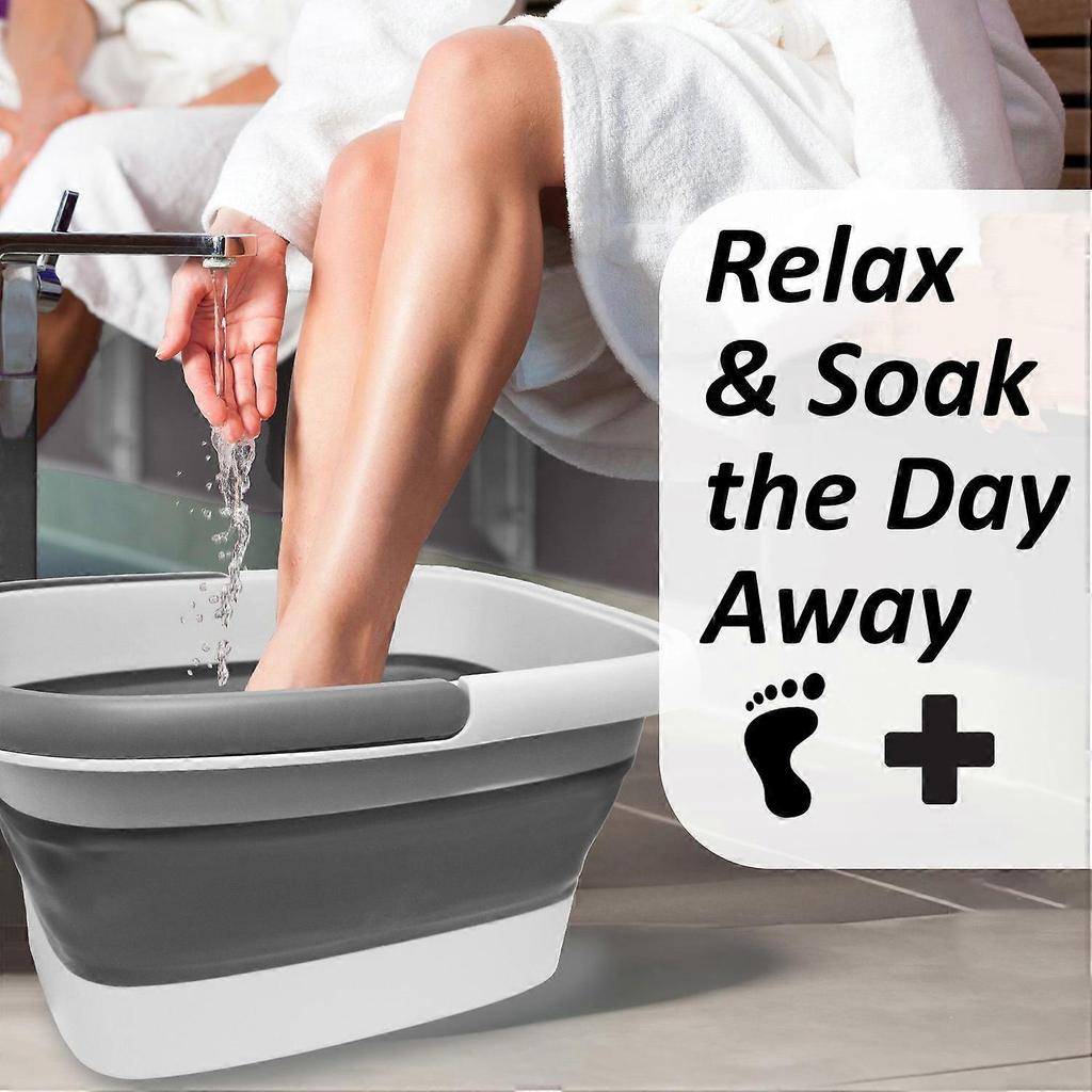 Sturdy And Durable Plastic Foot Bath And Foot Massager Foot Bucket, Great For Removing Dead/Old Skin
