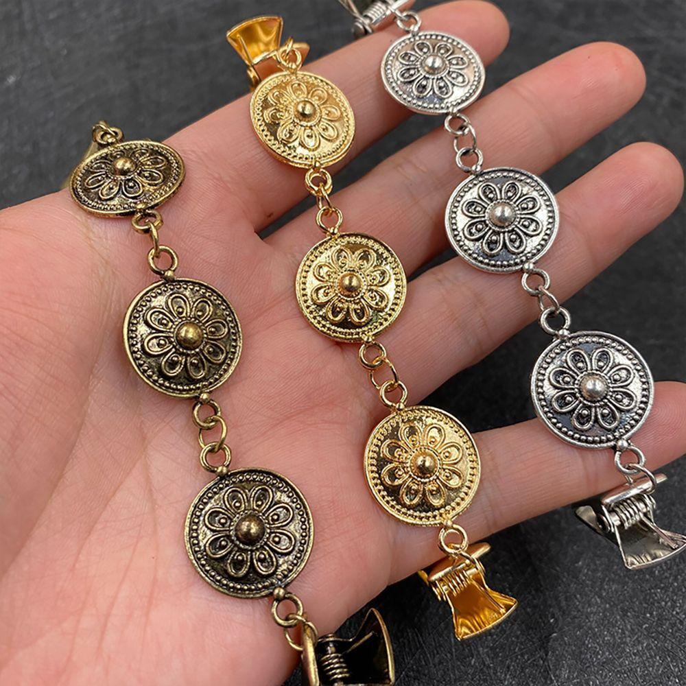 Practical Fashion Women Dress Decor Alloy Material Retro Clothing Clip Fasteners for Clothes Cardigan Clamps Clamps for Fabric