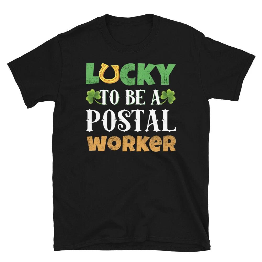 Lucky Postal Worker Ireland Irish Proud T-Shirt XL