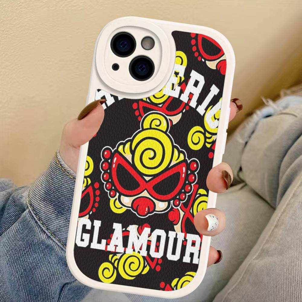 H-Hysteric Cute M-Mini Phone Case For IPhone 11 12 13 14 15 16 Pro Max Plus Leather Cover
