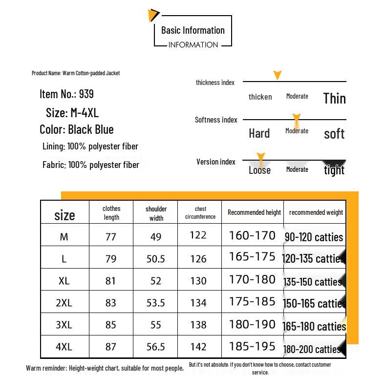 Pierre Cardin Men's Winter Padded Jacket with Detachable Hood