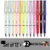 12-Color Everlasting Colored Pencil with Innovative Black Technology