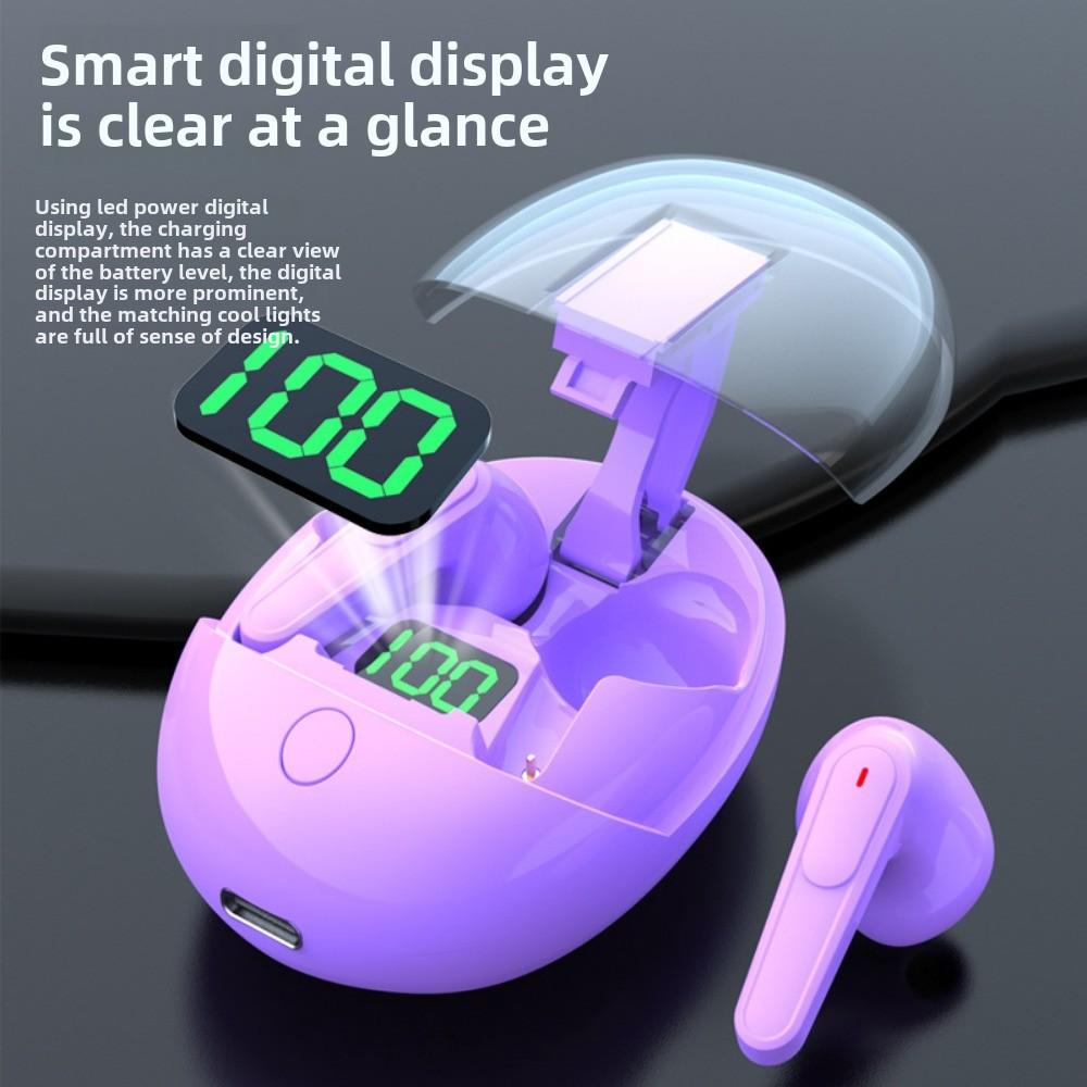 New Bluetooth Headphone Cover Innovative Design Jerry Chip 5.3 Waterproof Transparent Long Life